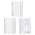 Неустанавливаемый ежедневный Еженедельный ежемесячный планировщик цели блокнот для определения привычки