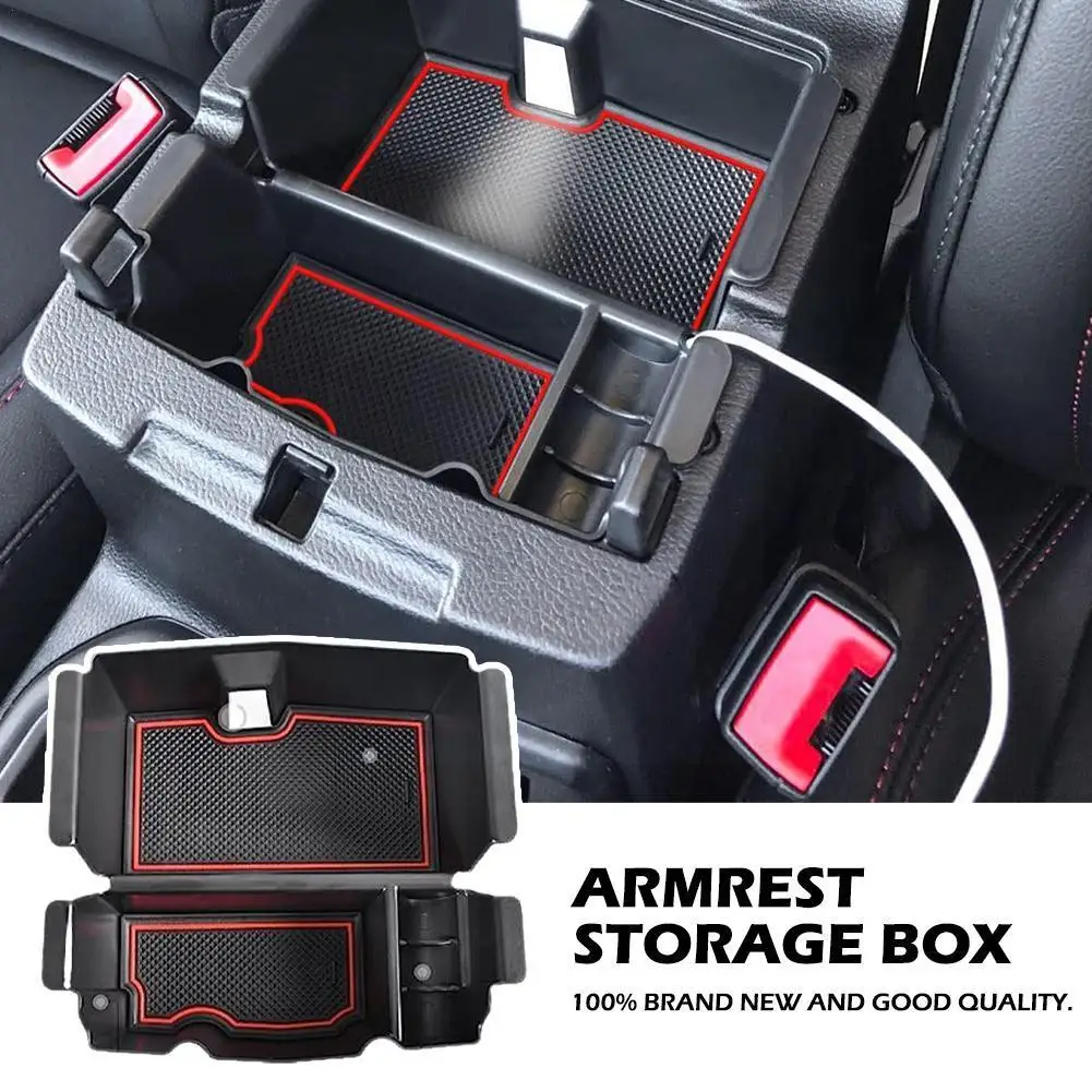 

Для Jeep Wrangler JL JLU Gladiator JT центральная консоль лоток поддон контейнер Органайзер подлокотник Хранение автомобилей 2018-2021 Hol B8R1