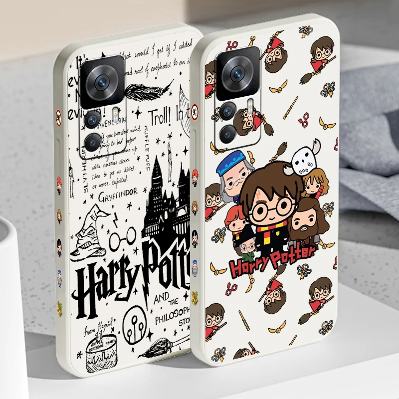 Funda de Harry Potter para Xiaomi Redmi K50 K40 Gaming K30 K20 Pro 5G 10X 9T 9A 9C 9 8 funda de teléfono con cuerda izquierda líquida