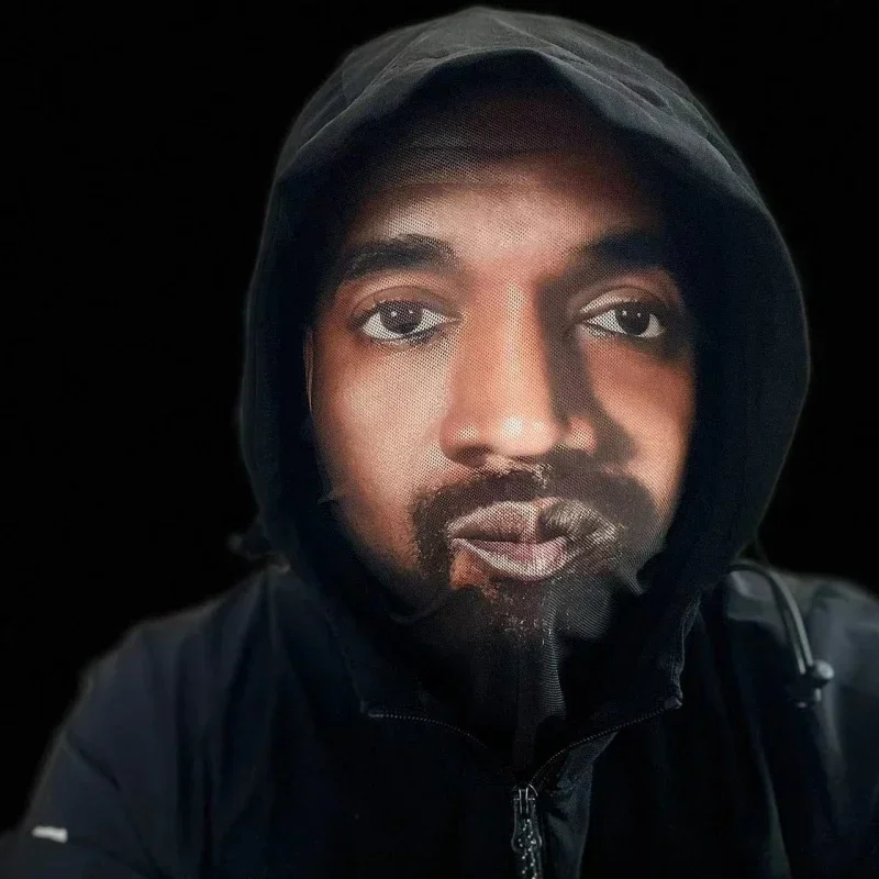 Маска на все лицо звездная игра в мячи маска для лица имитация Канье шикарной