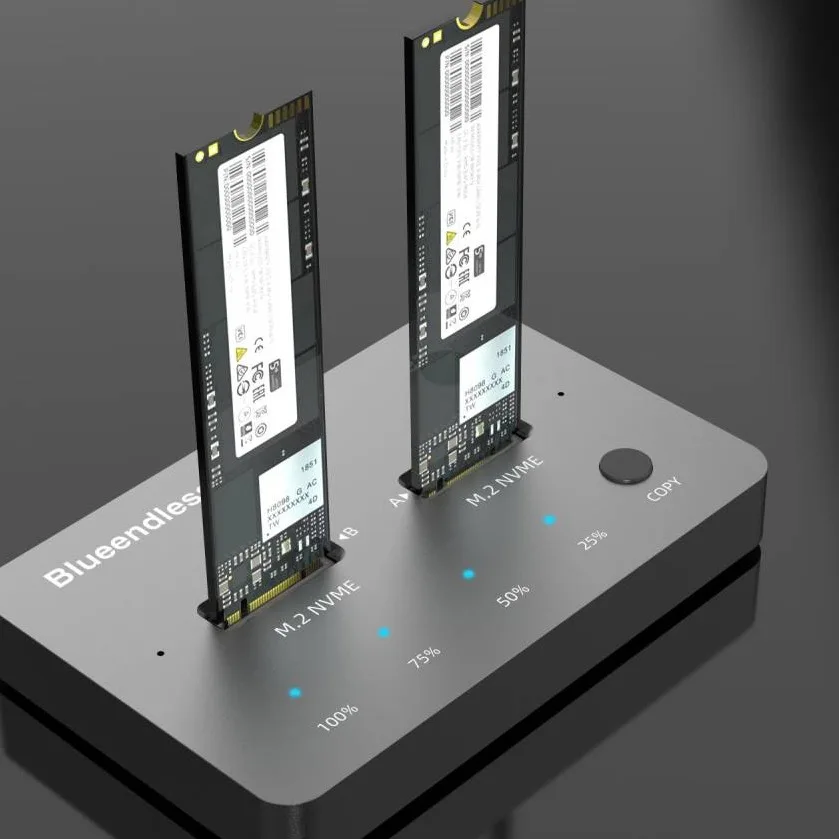 

Docking Station Clone Usb C 3.1 Nvme Enclosure Duplicator PCIE m2 Nvme Ssd Enclosure Docking Station