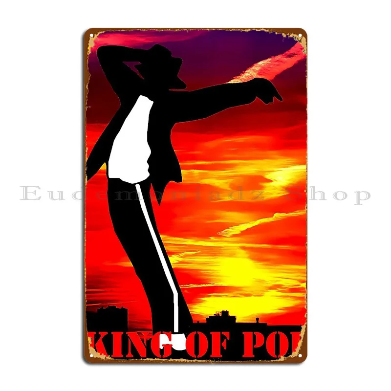 

Металлический знак King Of Pop, кинотеатр, гаражная пещера, настенная роспись, жестяной знак, плакат