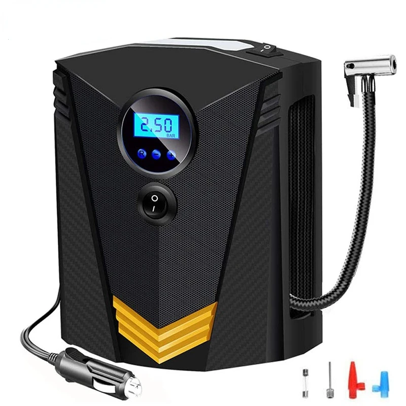 

Car Motorcycle Bicycle Universal Portable Car Air Compressor Digital Display Tire Inflator Pump DC 12 Volt Car Air Pump 150 PSI