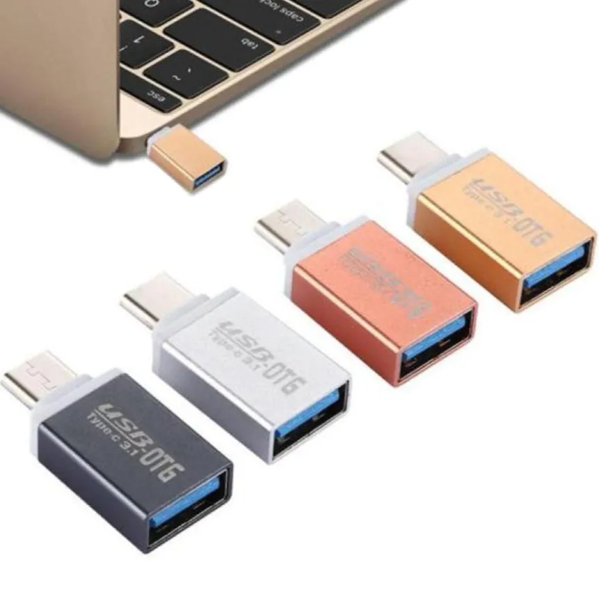

2019 Digital Data USB Male to USB 3.1 Type-C OTG Female Data Adapter for Samsung Type C Mobile phone Mini USB Charger