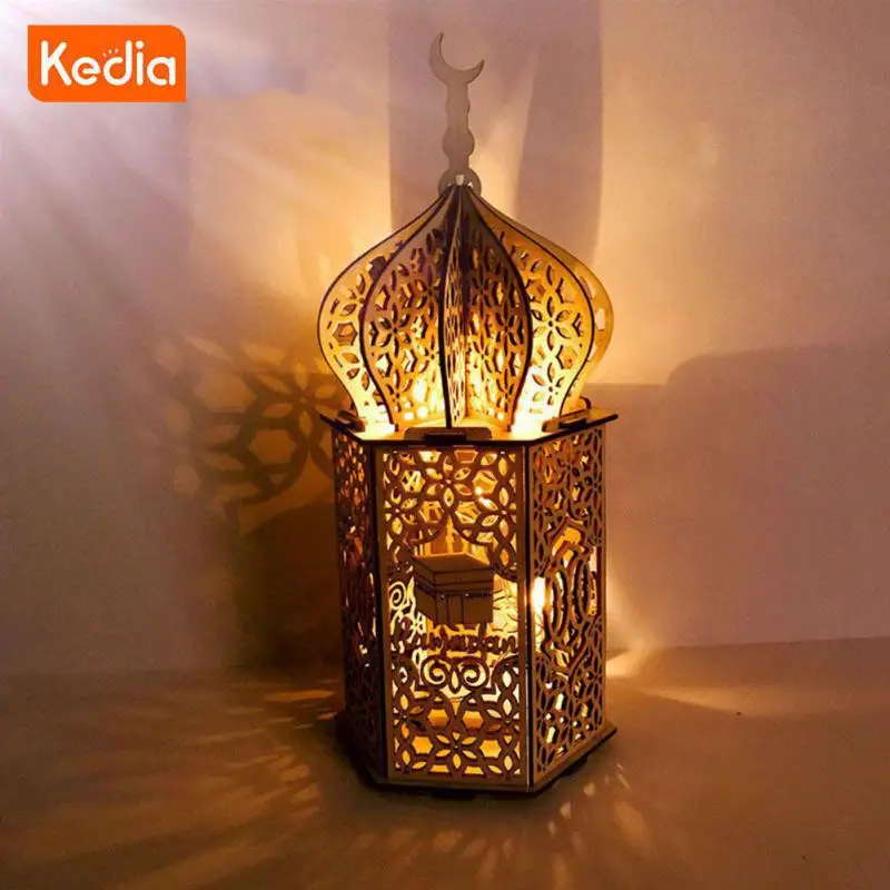 

Moon Star Eid Mubarak Pendant Ornaments Wooden Eid Mubara Ornament Muslim Eid Gifts Ramadan Eid Mubarak Decoration Luminous
