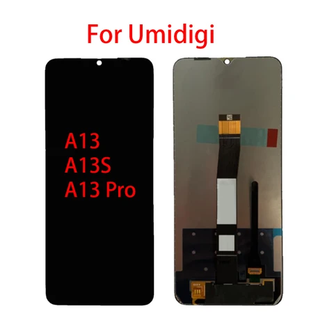 Полноэкранный дисплей для Umidigi A5 Pro A7 A7S A9 A13 A13S A11 Pro Max, ЖК-дисплей кодирующий преобразователь сенсорного экрана в сборе