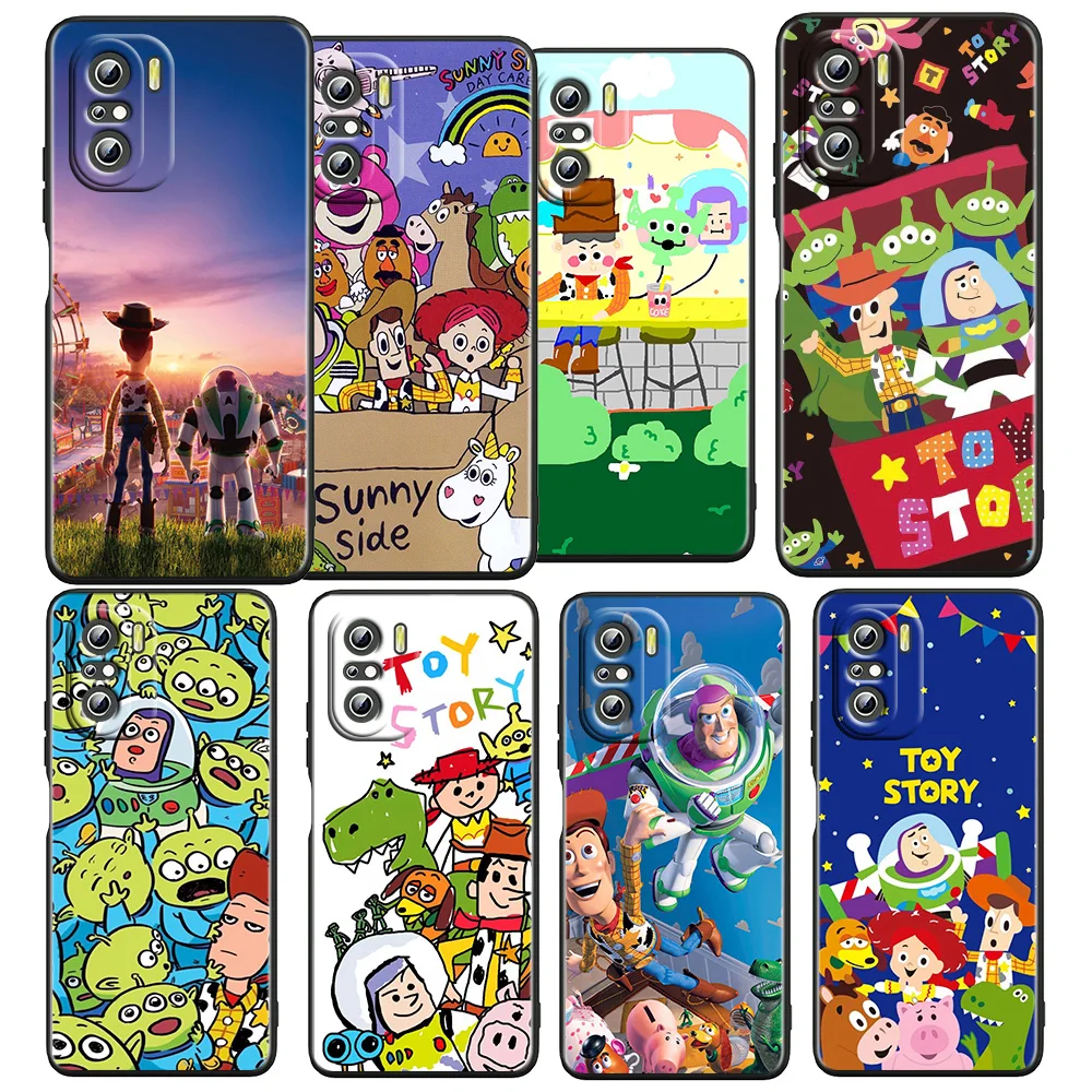 

Disney Lightyear Cute For Redmi 10 10X 9T 9C 9C 8 7 5 K50 K40S Gaming 4G 5G Silicone Soft Shockproof Black Phone Case
