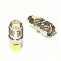 1pc new rp tnc female jack to rp sma male plug rf coax modem adapter convertor straight goldplated wholesale