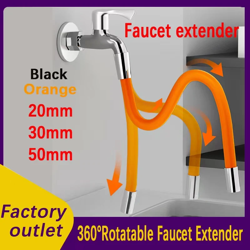 

Удлинитель для смесителя Tube International Universal G 1/2 "Коннектор вращение на 360 ° брызгозащищенный удлинитель для смесителя для кухни и ванной комнат...