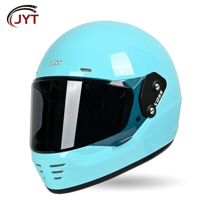 Мотоциклетный шлем в горошек для мужчин и женщин защитная Кепка из АБС-пластика