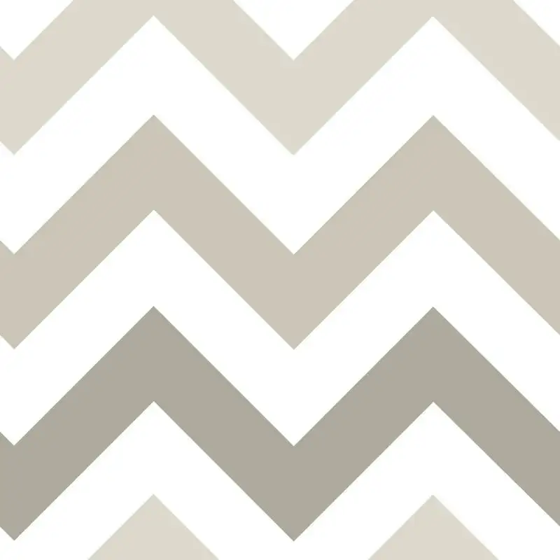

Walls Decor Taupe Zig Zag Peel & Stick Wallpaper