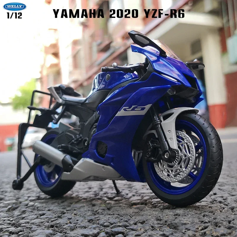 Welly Лидер продаж 1:12 новый стиль YAMAHA 2020 _ HONDA оригинальная Авторизованная модель