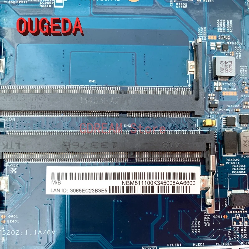 Материнская плата OUGEDA для ноутбука Acer aspire 7736 7736z GL40 DDR2 |