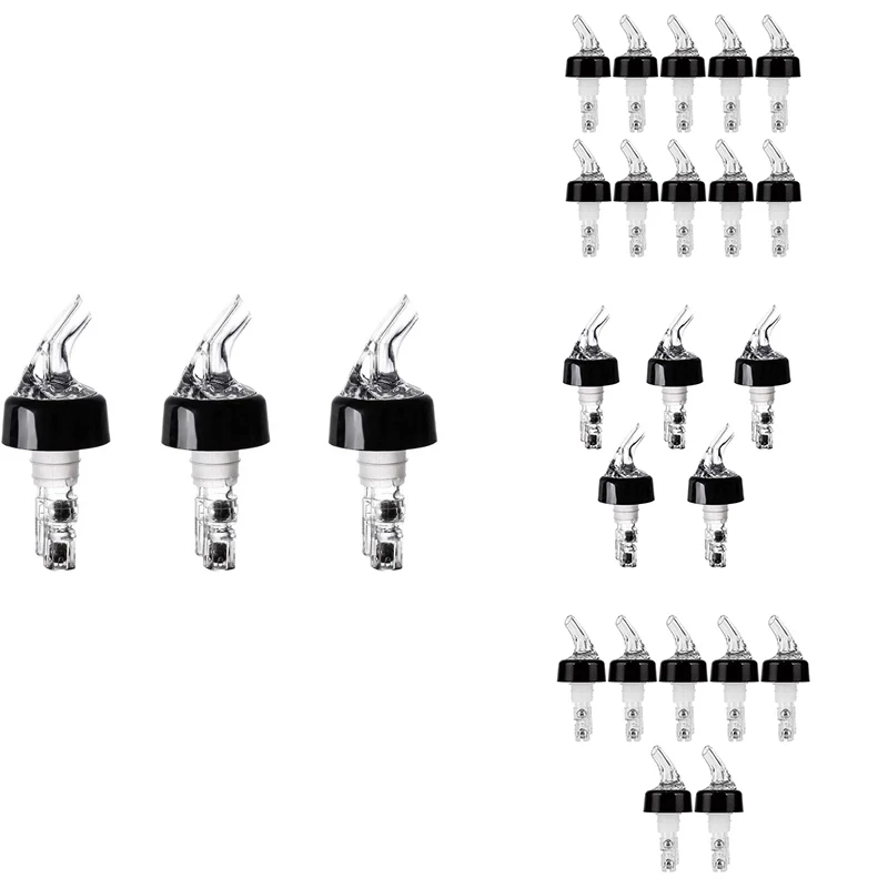 30Ml Plastic Liquor Pourer Olive Oil Wine Bottle Pour Spout Plug Stopper Cork Dispenser Leakproof