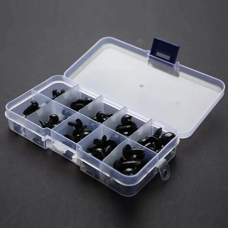 100Pcs/Set 6-12mm New Puppet Children Toy Eyes Plastic Safety Eye DIY For Anima 2022 Most Popular Lowest Price Year Gifts |