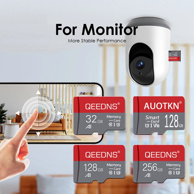 

100% оригинальная карта памяти SD карта памяти 128 Гб 64 Гб U3 Micro TF SD карта класс 10 8 ГБ 16 ГБ 32 ГБ USH-1 Mini SD TF карта для мониторинга