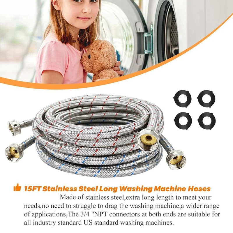 Шланги для стиральной машины плетеные шланги из нержавеющей стали линии горячей