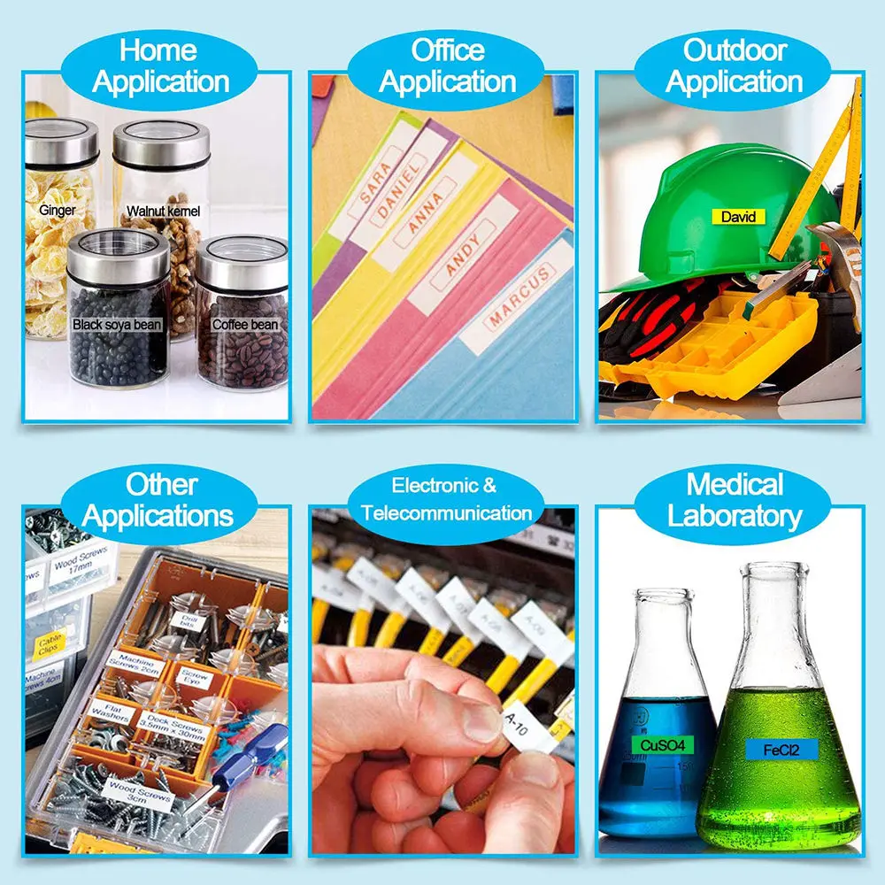 6/10 PK SS18KW LC-5WBN9 LK-5WBN 18 мм черно-белая совместимая кассета для этикеток Epson/KingJim