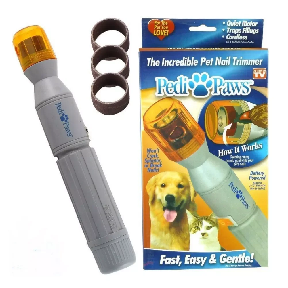 

Pet Puppy Paw Claw Toe Nail Grinder Pet Pedicure Tools Care File Automatic Pet Grinder Grooming Trimmer Clipper