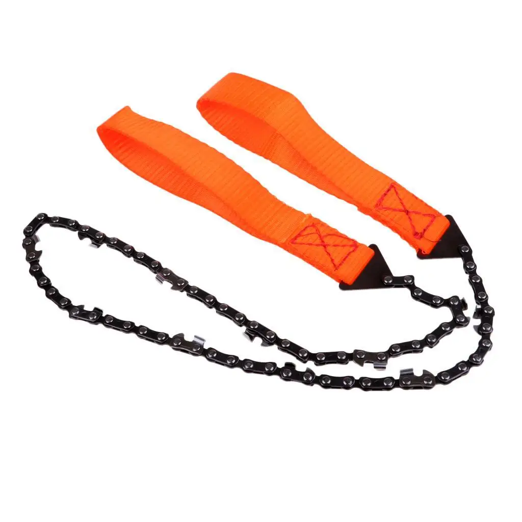

Portable Hand Zipper Saw Outdoor Chain Wire Saw 11/33 tooth Manual Hand Steel Wire Saw Survival Gadgets Garden Trimming Tool
