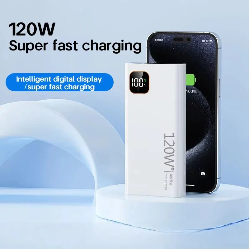 Фото VIVO 120 Вт 200000 мАч Power Bank CCC Высокая емкость Быстрая зарядка Powerbank 3C Портативное внешнее зарядное устройство для Iphone Xiaomi №5