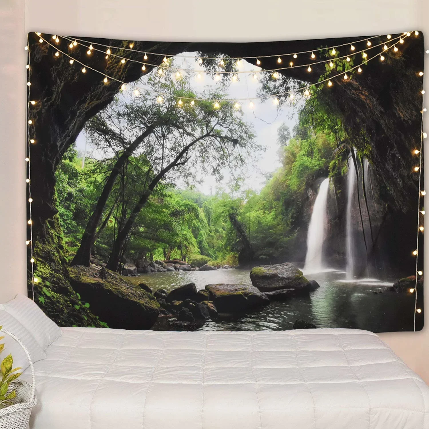 

Solid Color Tassel Window Curtains Blackout Cotton Blend Farmhouse Boho Style Drapes Living Rooms Bedroom Semi Sheer