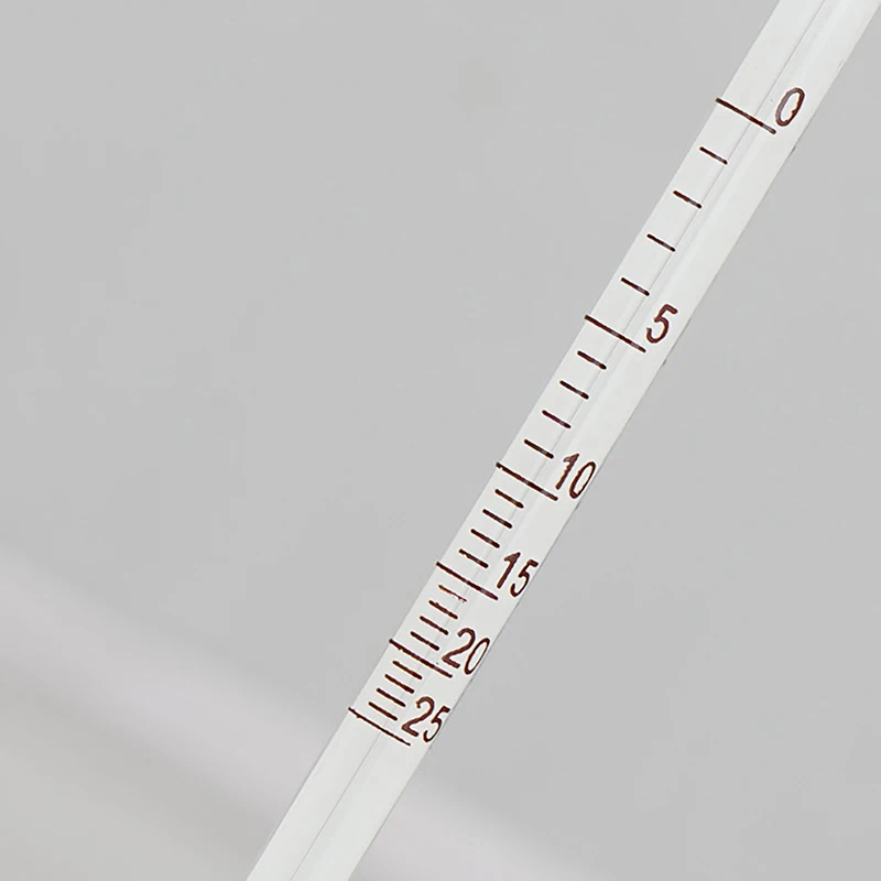 Прозрачный спирометр для измерения вина фруктов и рисового со шкалой 0-25 градусов