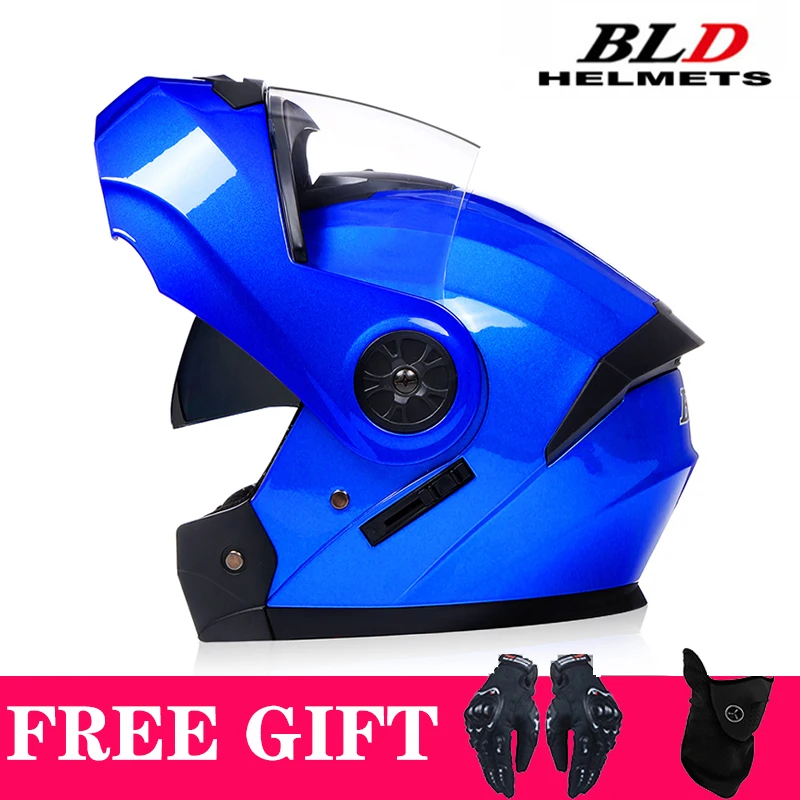 Профессиональный легкий мотоциклетный шлем с Откидывающейся Крышкой