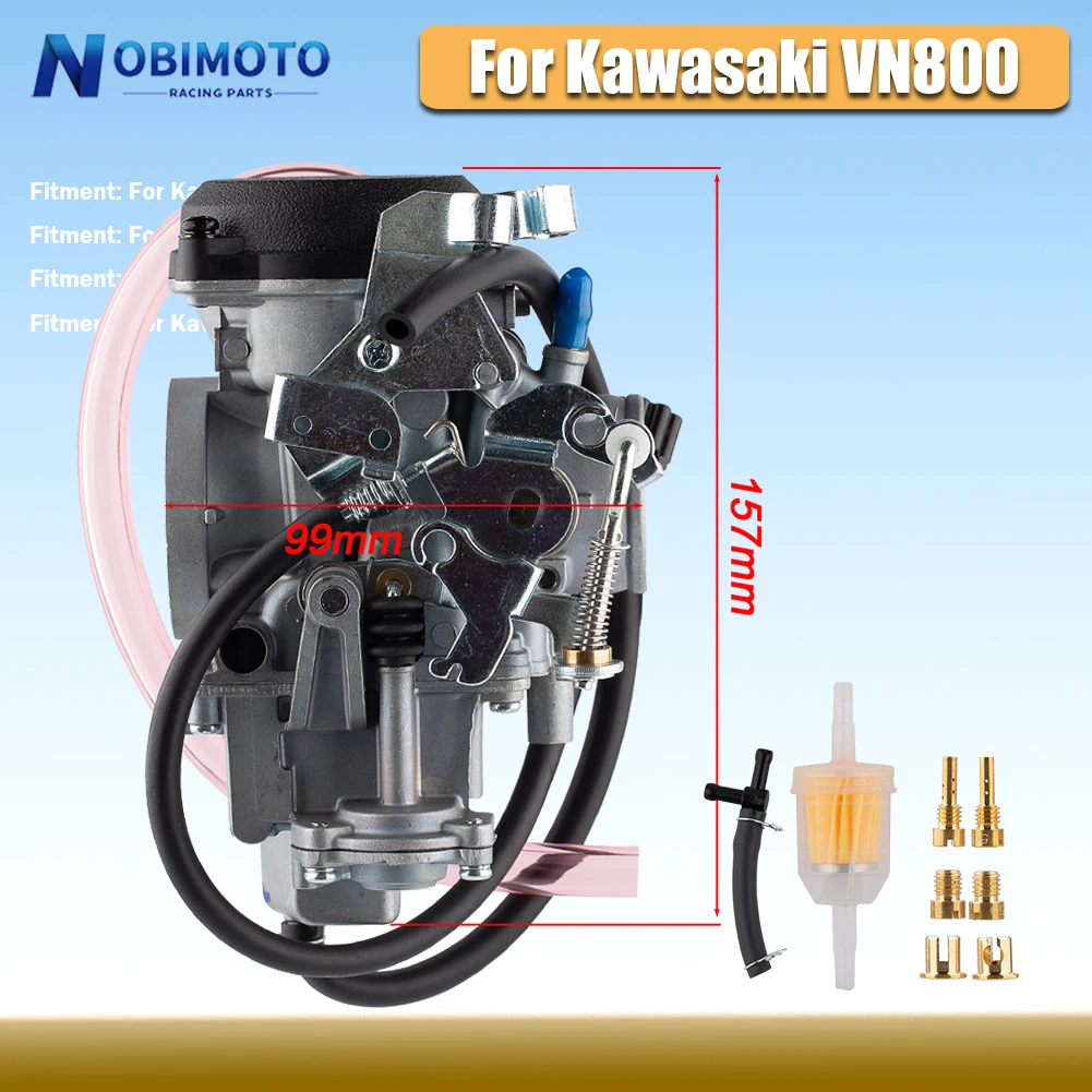 Карбюратор для Kawasaki VN800 Vulcan 800 Classic Cruiser карбюратор мотоцикла 1995-2005 15003-1200 высокое