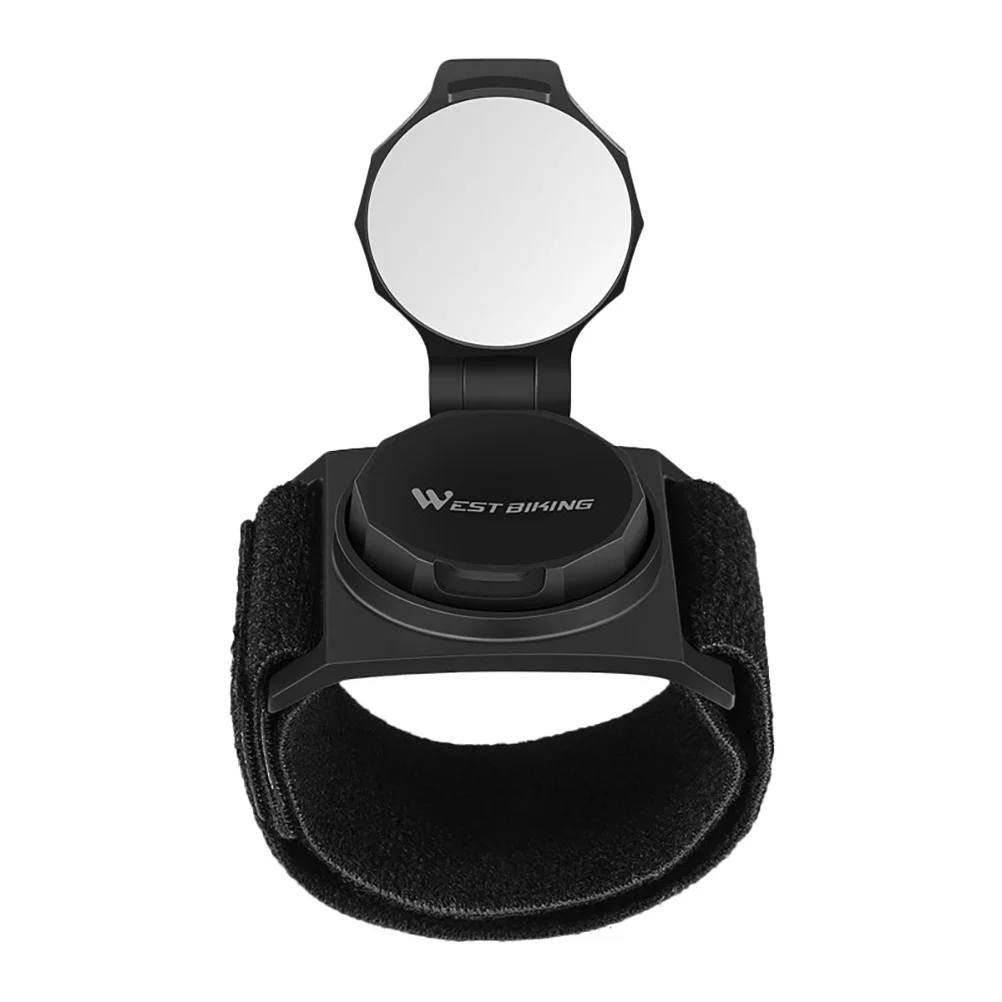 

1pc Adjustable Multi-Angle Bike Mirror Bike Back Mirror Cycling Wrist Rearview Mirror