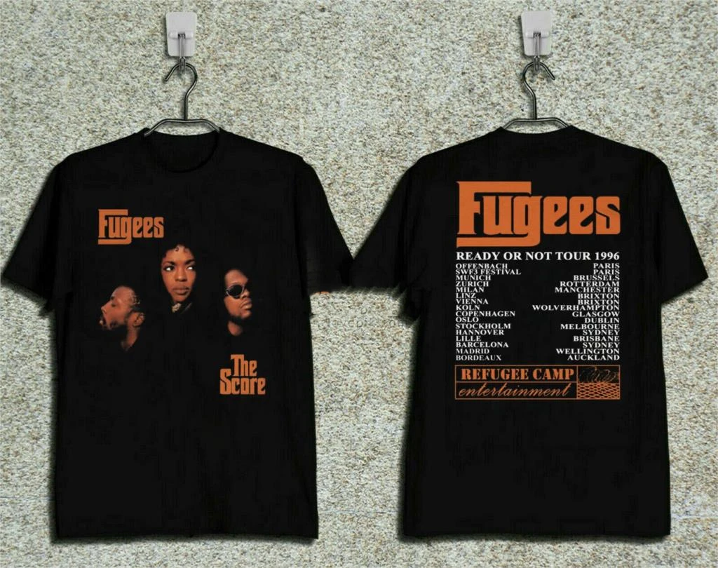 

New 1996 Fugees The Score Ready Or Not Concert Tour Tshirt T Shirt