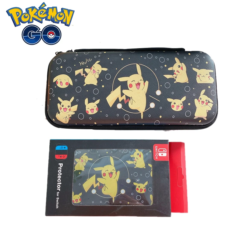 

Cartoon Pokemon Pikachu for Nintend Switch Protective Soft Case Replaceable Ergonomic Grip Console JoyCon Back Cover Detachable