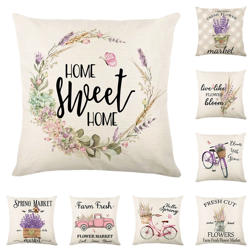 

Cushion Cover Office Sofa pillow case Home Decor Throw Pillow Cover 45x45cm