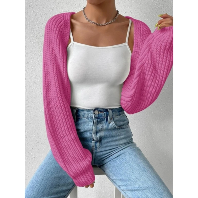 

Womens Summer Shrugs Open Front Cardigan Sweater Lightweight Knit Outerwear