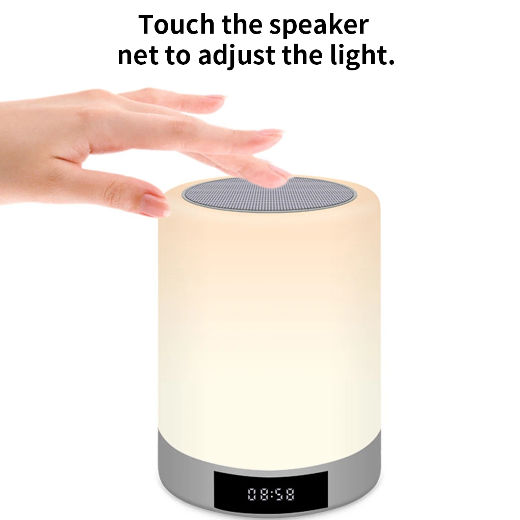 Мини-динамик светильник светодиодным дисплеем цветной ночсветильник лампа