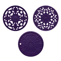 silicone trivets mat heat and slip resistant hot dishes holder trivets for hot pots and pans silicone mat hot mats for