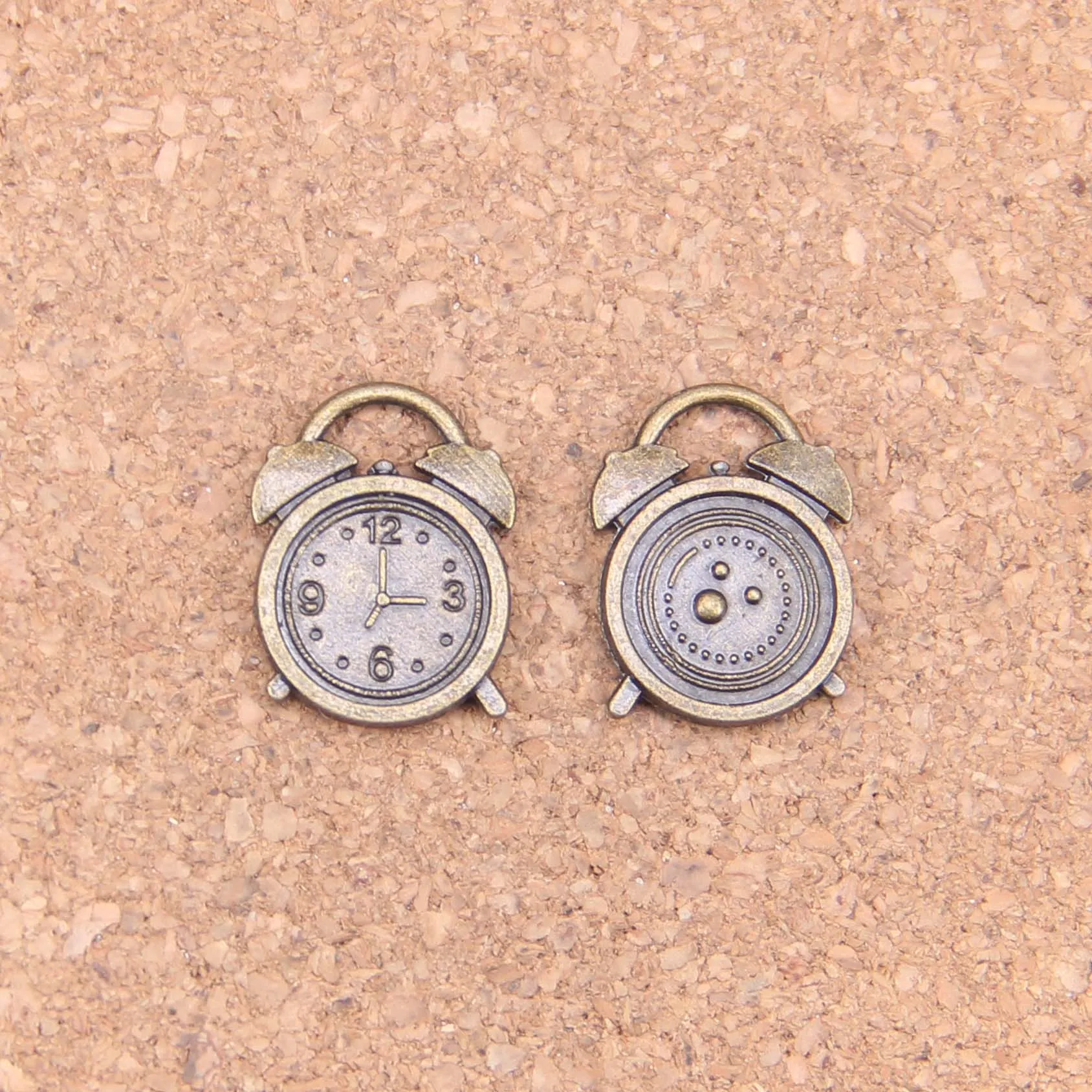 

106pcs Charms clock 17x13mm Antique Pendants,Vintage Bronze Jewelry,DIY for bracelet necklace