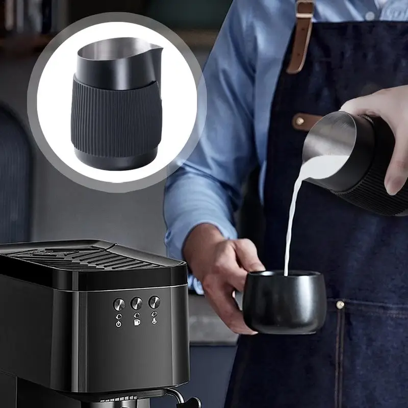 Кувшин для вспенивания молока кофе латте кувшин 420 мл чашка капучино банка