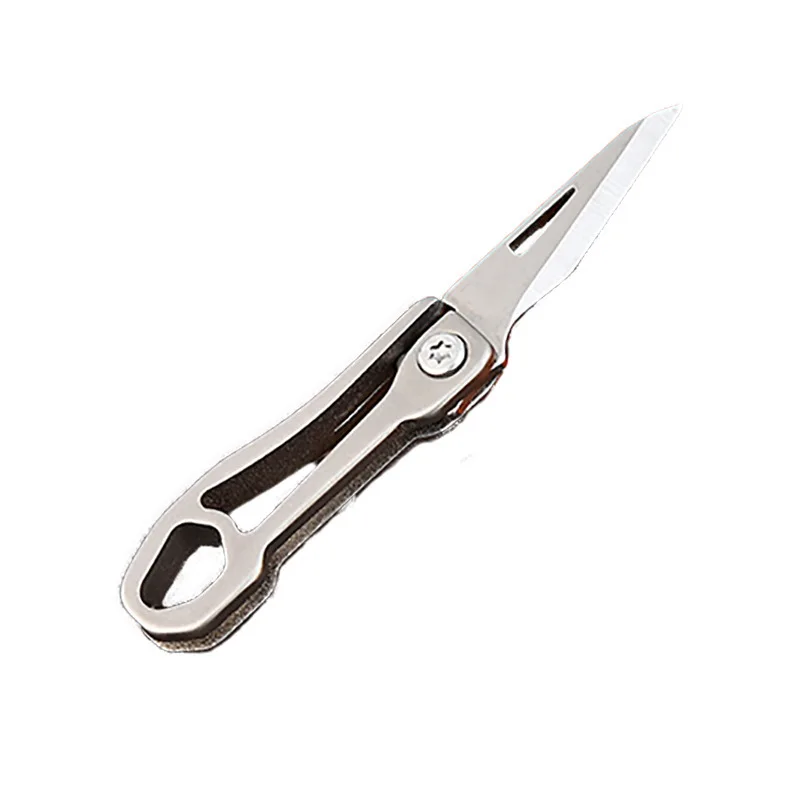 

Alloy Mini Folding Knife Sharp Express Knife Portable EDC Key Chain Self-defense Letter Opening Knife Portable Folding Knife