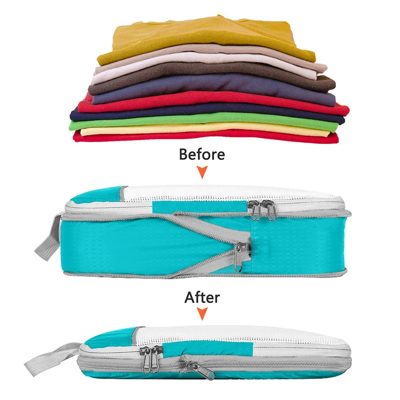 Продажа 6 шт., сжатый дорожный органайзер для хранения обуви