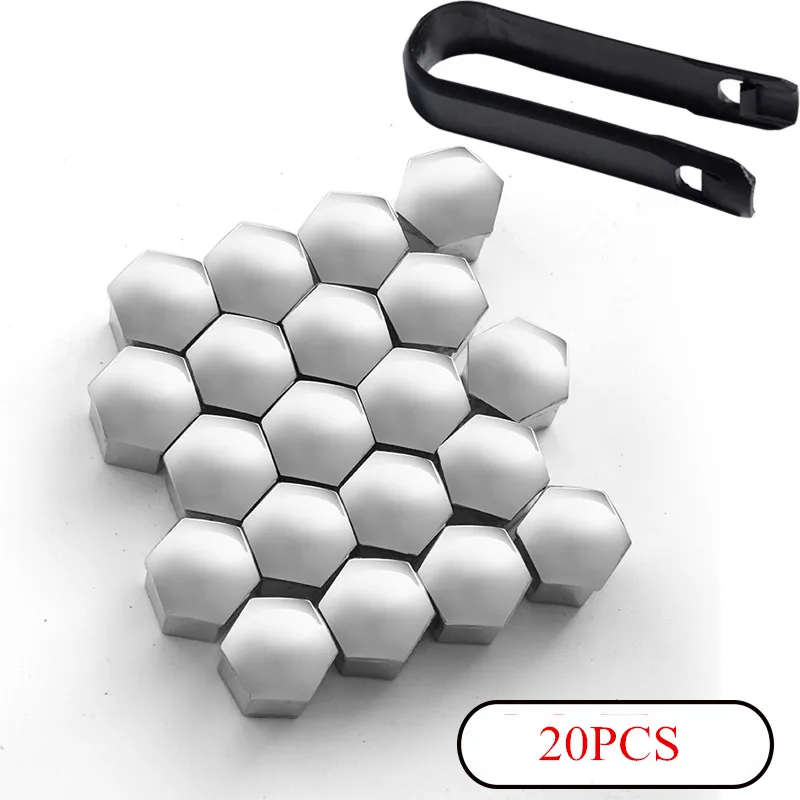 Колпачки для Центральной гайки болта колеса 20 шт./лот 17 мм + инструмент снятия Audi A4