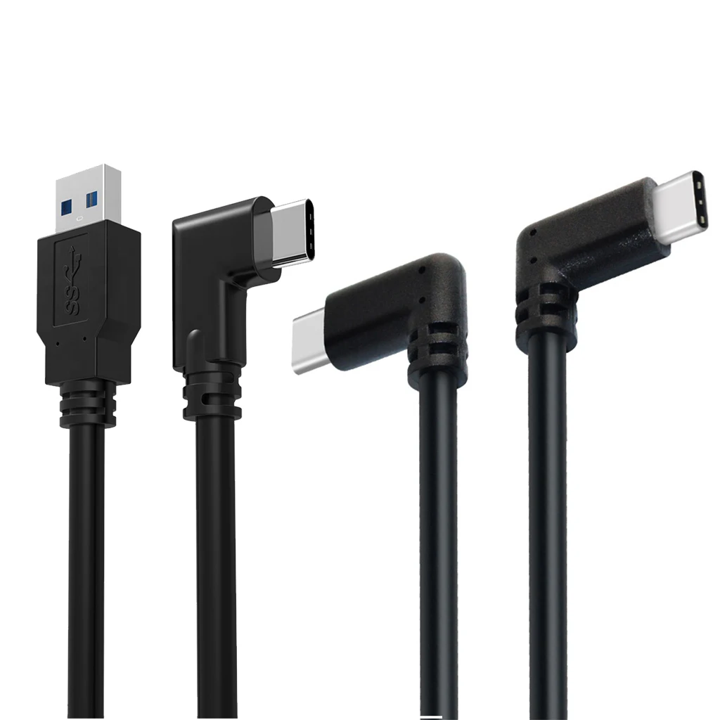 

for 3m Single/Double Elbow USB Type C Data Line Data Transfer Fast Charging Cable for Oculus Quest VR Camera Accessories