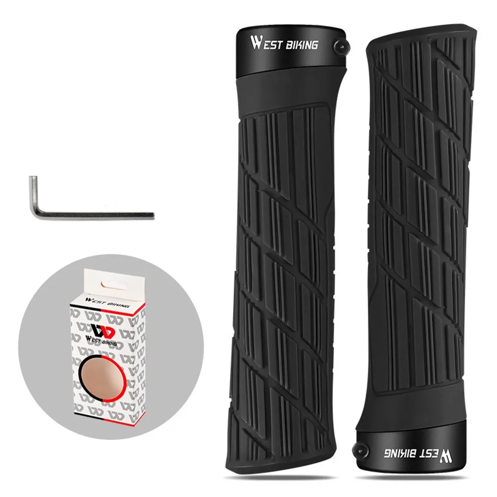 

Rubber Handlebar Cover Shockproof Soft Accessories Anti-Slip Bicycle Grips