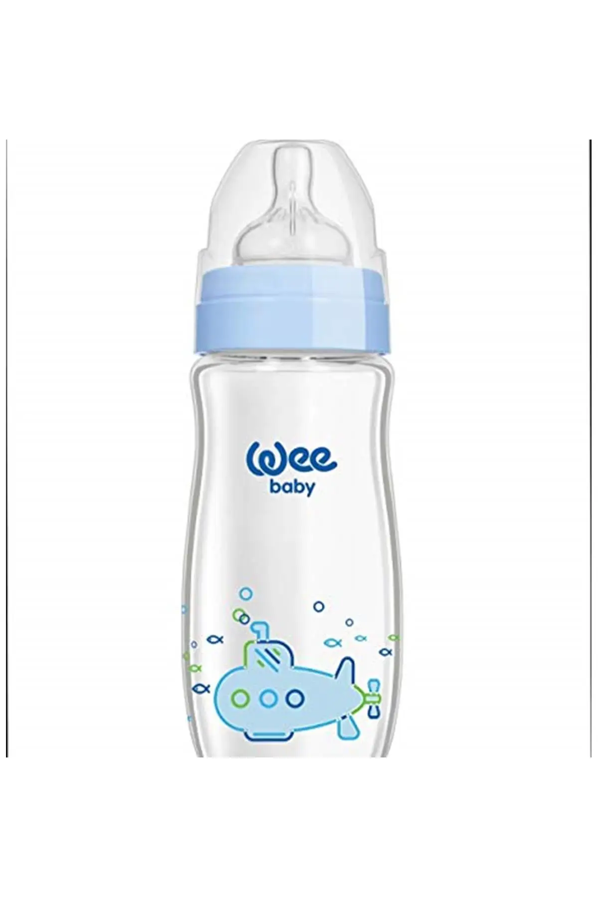 

Brand: Wee Baby Classic Plus Wide Toe Heat Resistant Glass Baby Bottle 280 Ml-Blue Category: Bibero