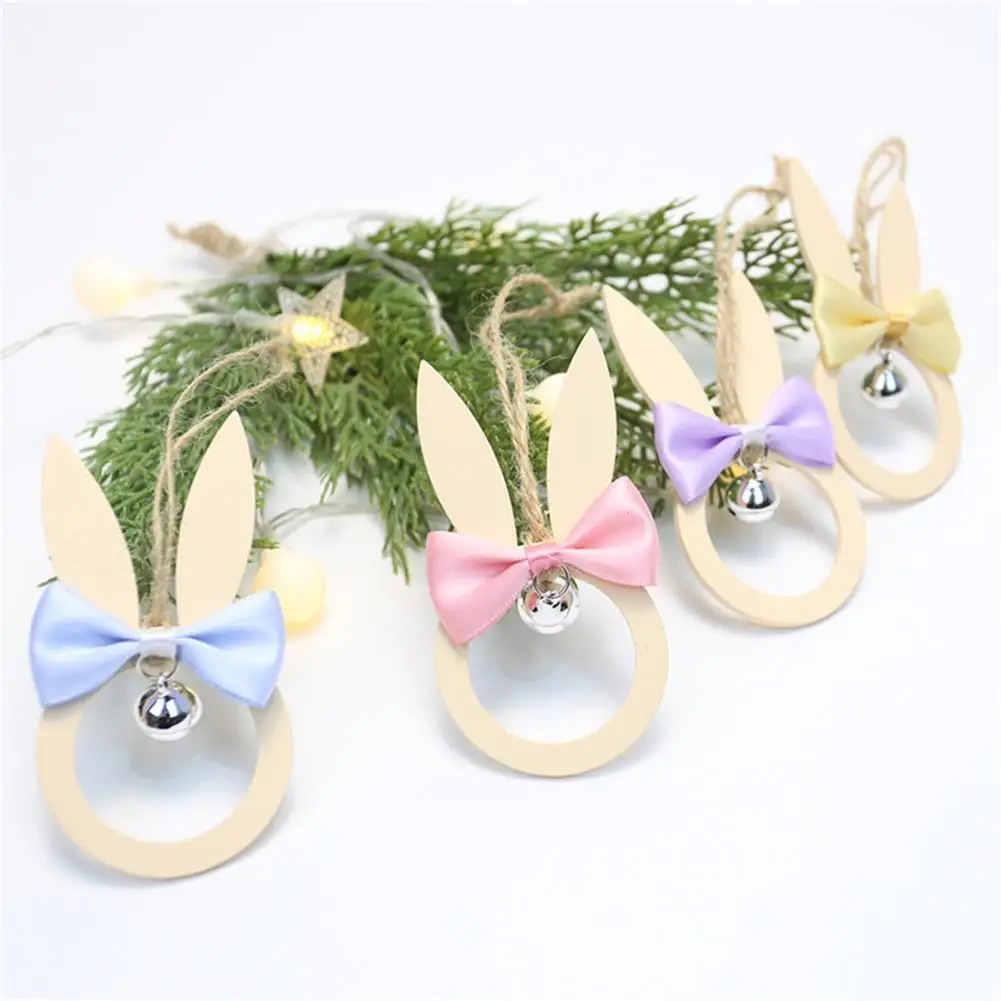 

Rabbit Pendant Eco-friendly Lightweight Decorative Porch Doorway Rabbit Pendant Easter Pendant for Festival