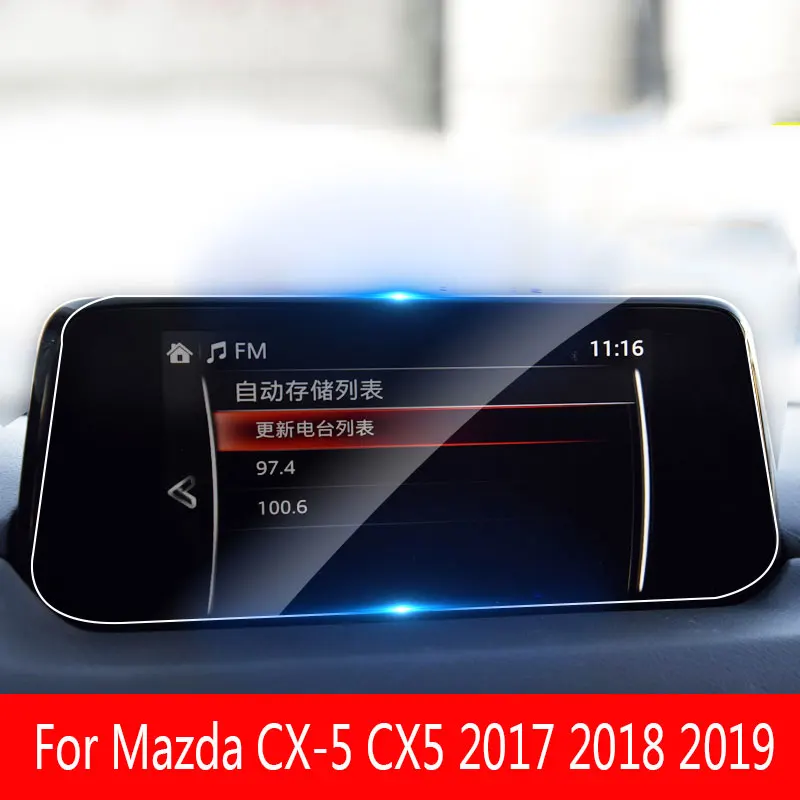 

Tempered Glass For Mazda CX-5 CX5 2017 2018 2019 GPS Navigation Screen Steel Material Protective Film LCD Screen Film