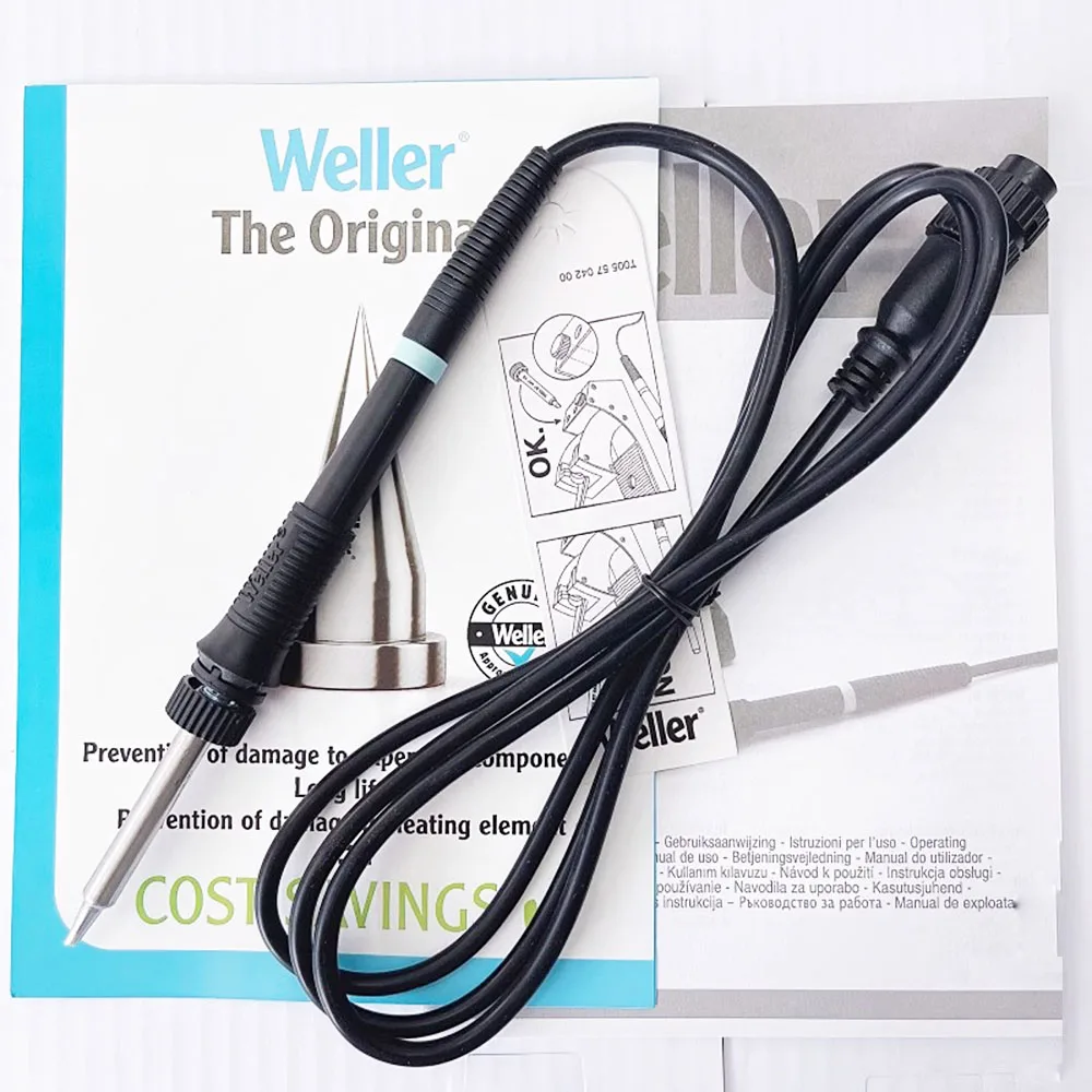 Фото Паяльная ручка WSP80 80W 24V с наконечником для паяльной станции WELLER WSD81/81i/1014 WT1014, бессвинцовая №5