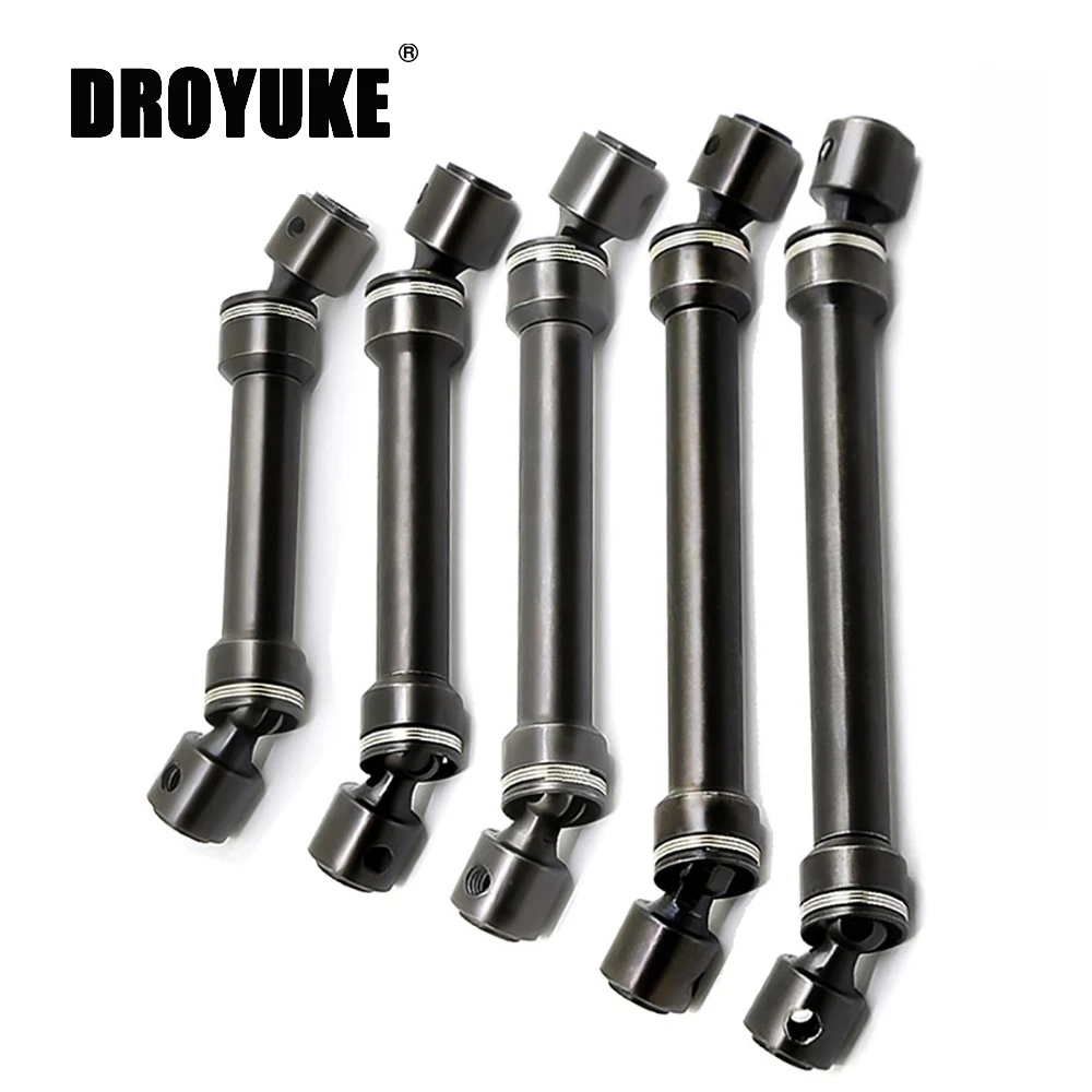 

New 1/10 Climbing Car Metal CVD Drive Shaft for SCX10 D90 T4 90046 47 Transmission Shaft 81-170mm Toy car Accessories Parts