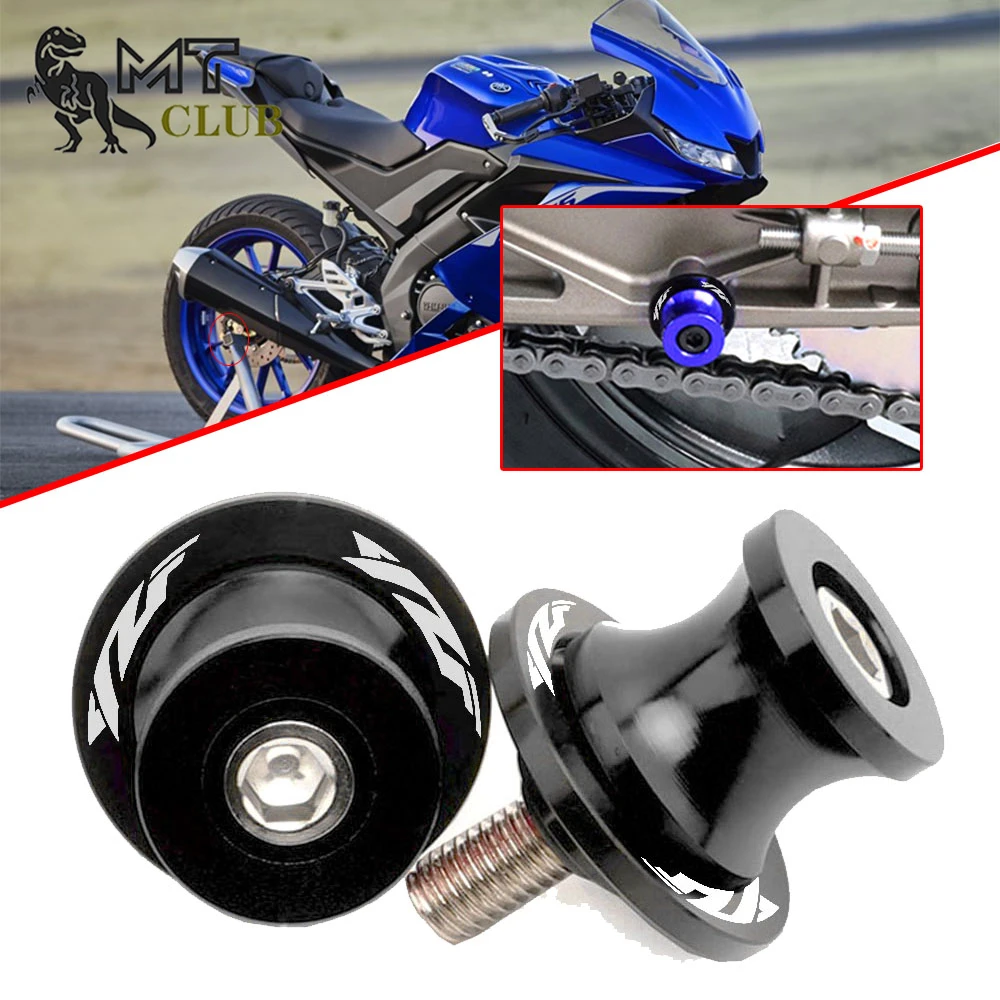 

Fit For Yamaha YZF R3 R25 R6 R1 YZF-R3 YZFR6 1999 - 2022 2021 Motorcycle Accessories CNC M6 Swingarm Spools Slider Stand Screw