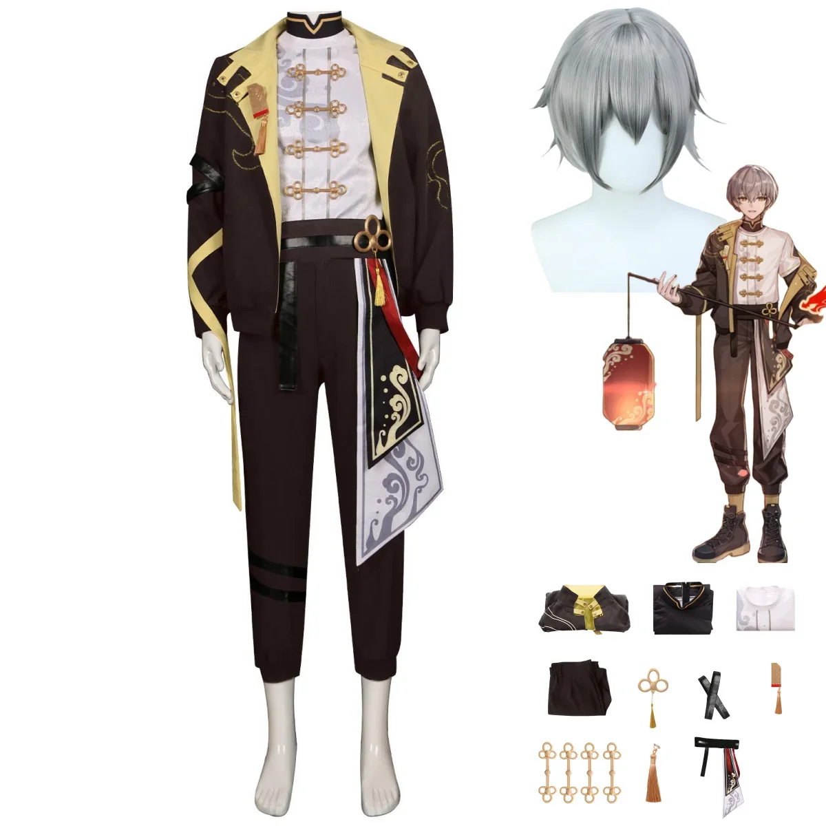 Аниме-игра Honkai: Star Rail Caelus карнавальный костюм китайский Новый год униформа пальто